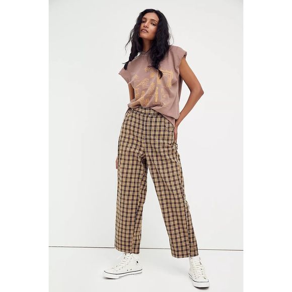 Free People Joey Menswear Trousers Size 12